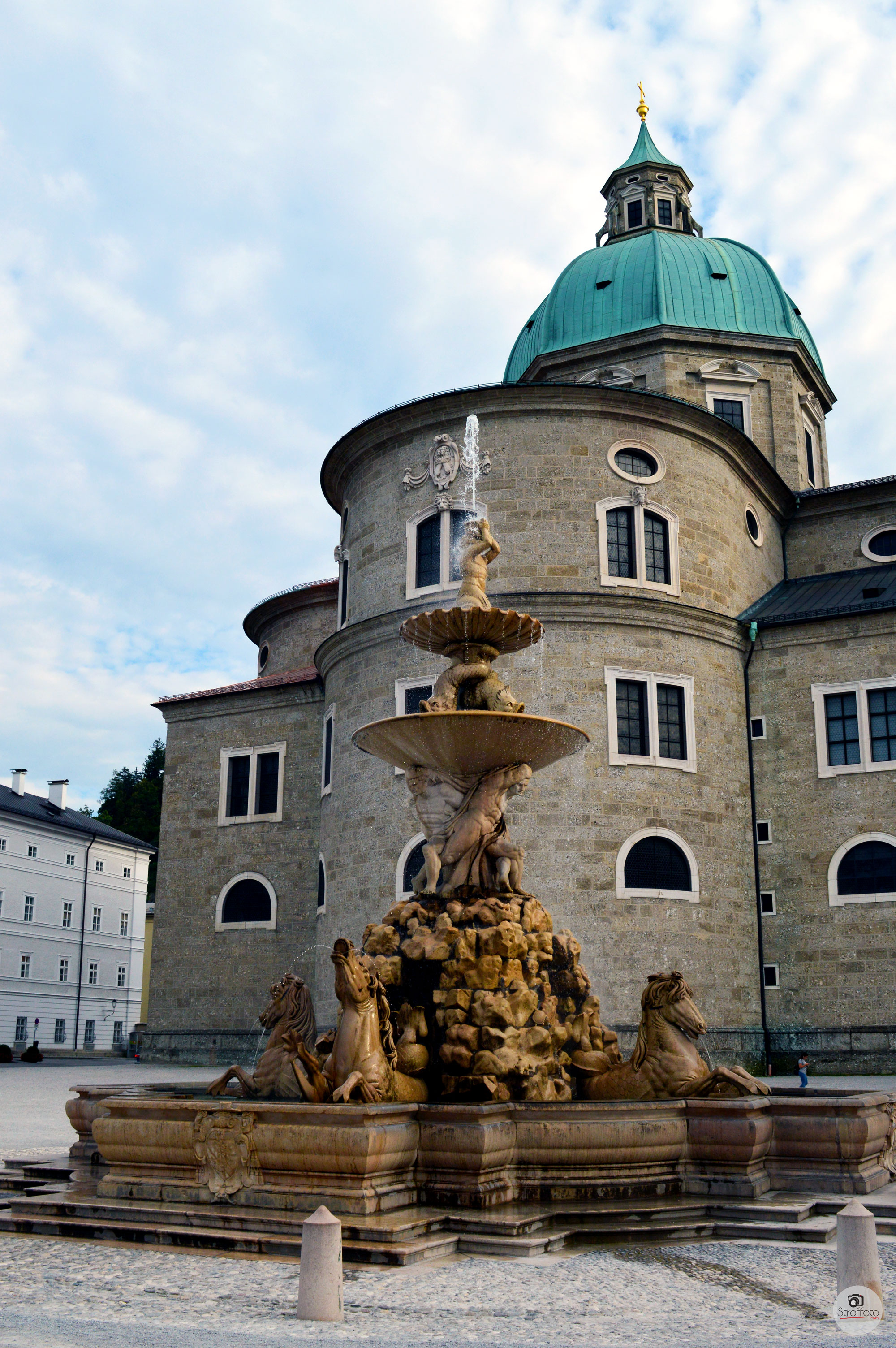 Fountain At Residenzplatz Salzburg :: Along the Way with J & J